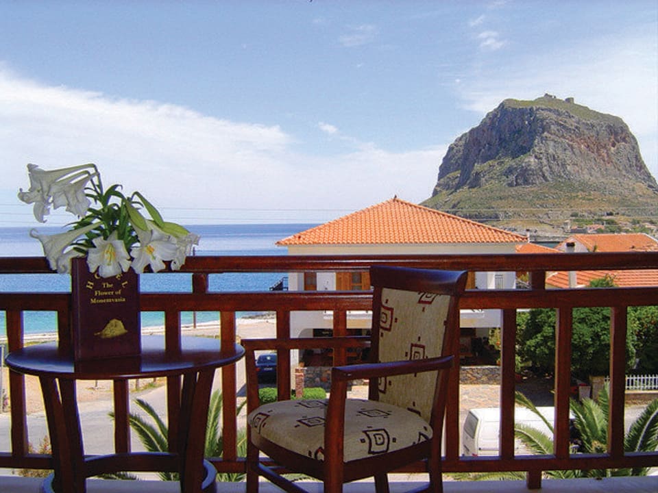 Balcony view Hotel Flower of Monemvasia