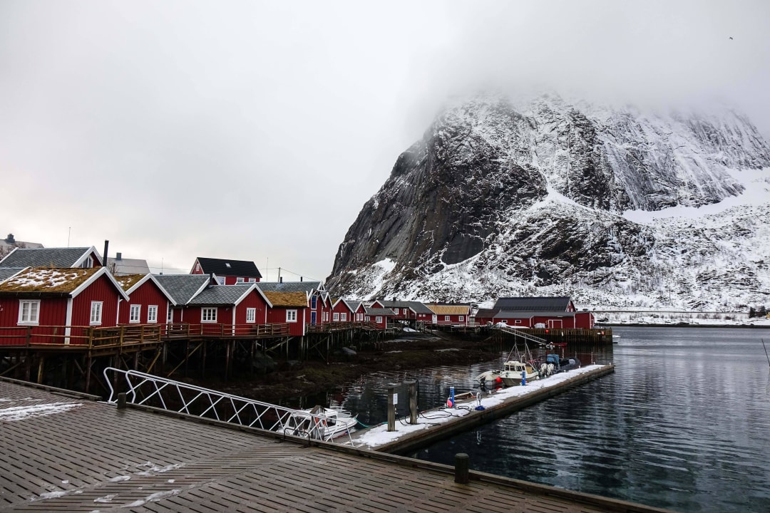 Außenansicht Hotel Reine Rorbuer