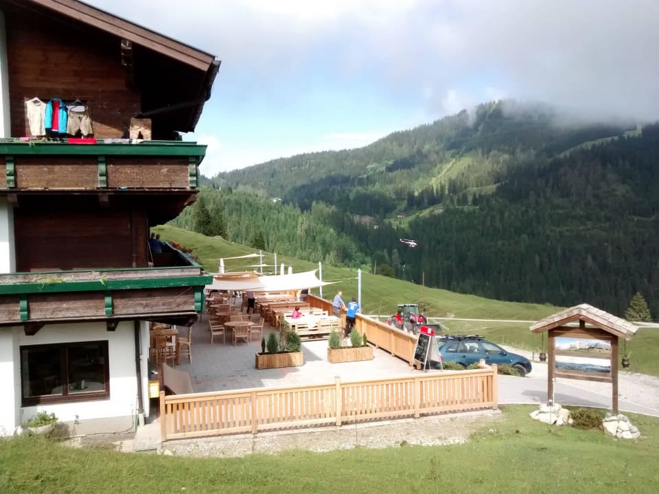 Mit neuer Terrasse Alpengasthof Hotel Kopphütte