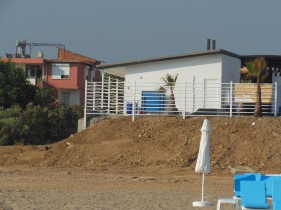 Ableitung Fäkalien des Beachbar Wc's Sultan of Dreams Hotel & Spa