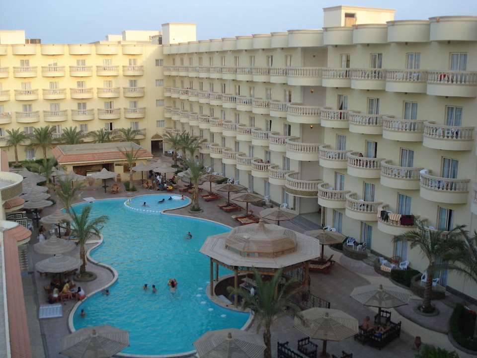 Blick vom Zimmer Riviera Aqua Park Resort