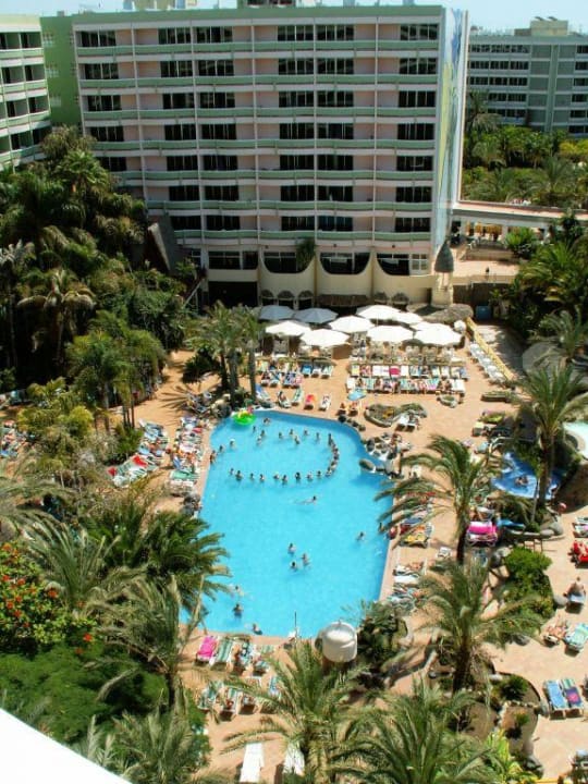 Aus unserem Zimmer auf den AniPool Abora Buenaventura by Lopesan Hotels