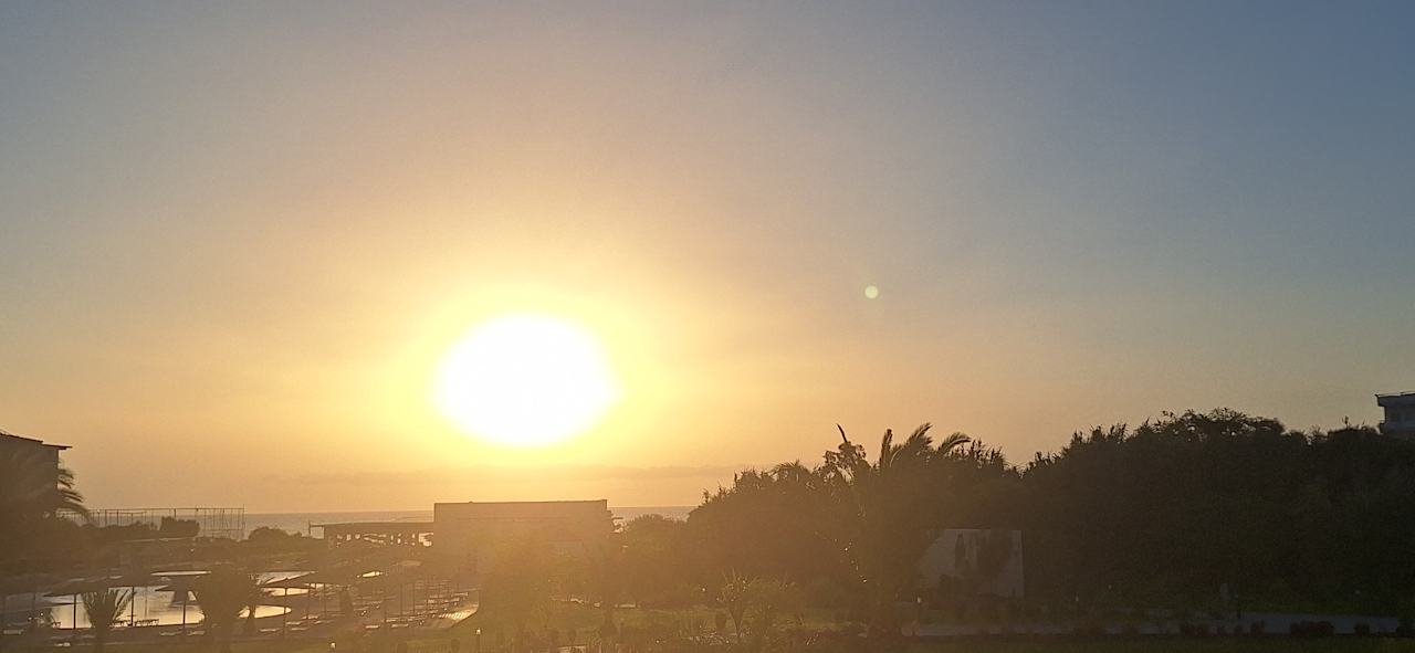 Ausblick Myrina Beach Hotel