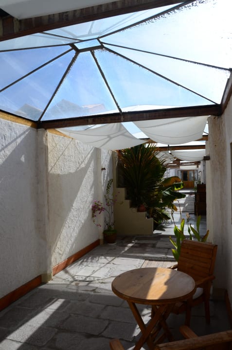 Gang vor den Zimmern Hotel La Petite Porte