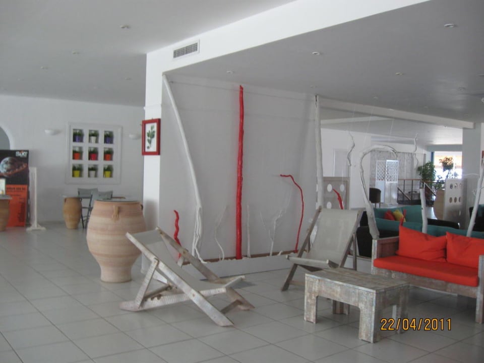 Lobby-Rezeptionbereich Brown Beach Eretria