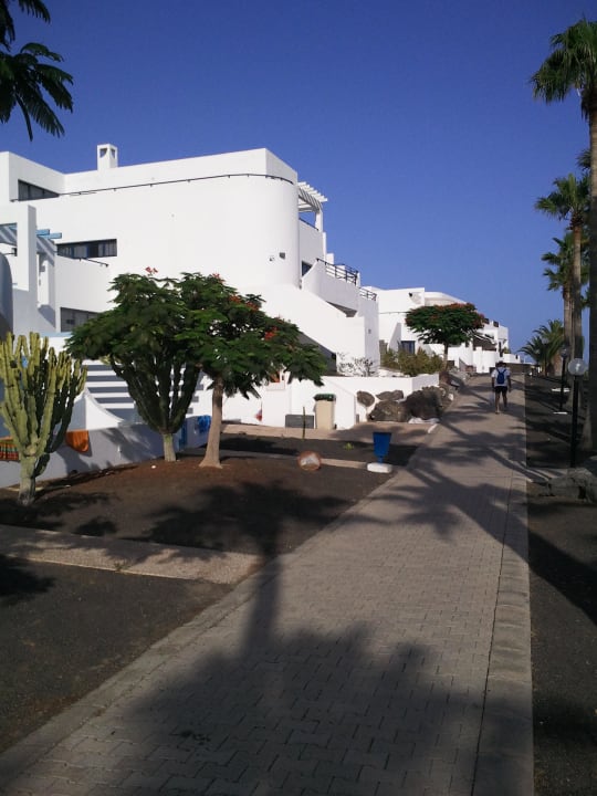 Blick Richtung Block H und I Aparthotel Costa Mar