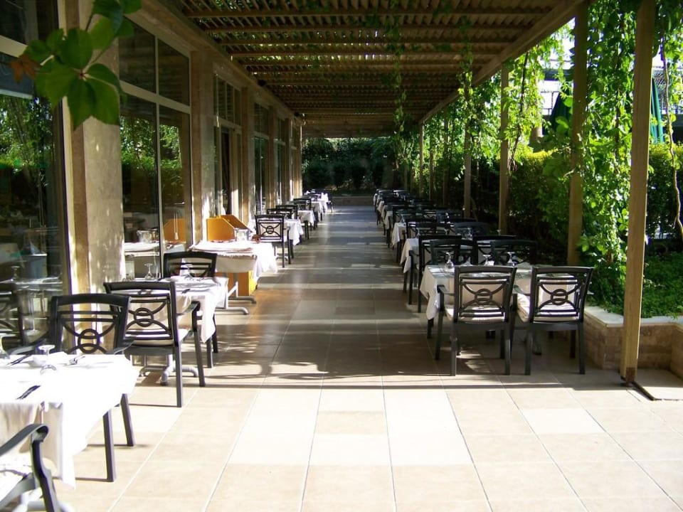 Hier konnte man Frühstücken oder Abendbrot essen Can Garden Resort