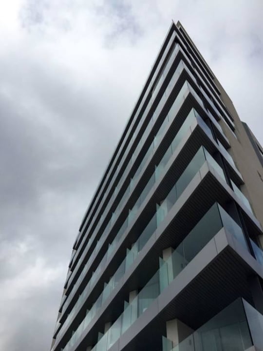 Hotel vom Liegestuhl liegend aus Son Moll Sentits Hotel & Spa