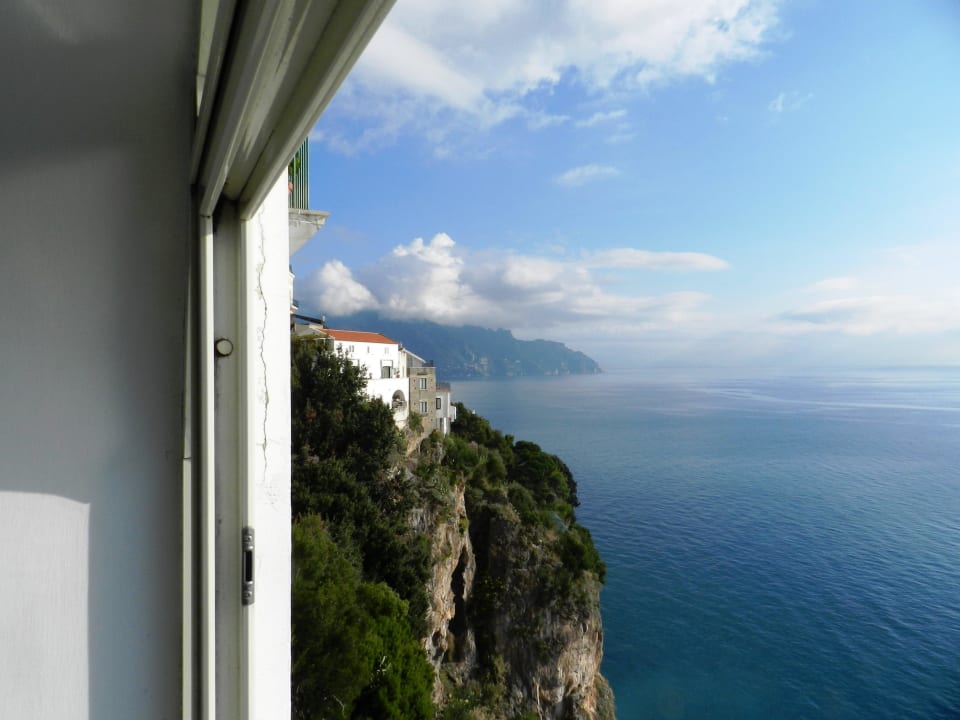 The view from the window Hotel La Ninfa