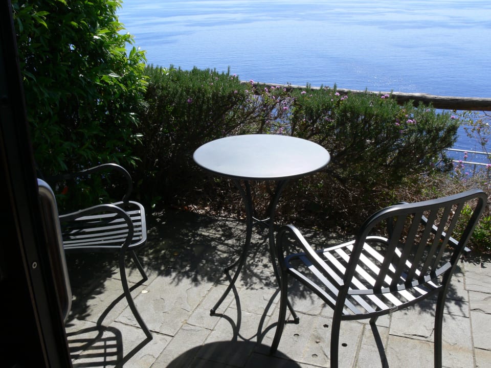Terrasse vor dem Zimmer Hotel La Giada del Mesco