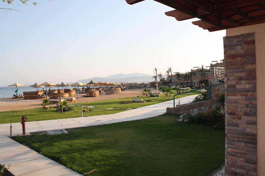 Blick von unserem Strandbungalow Shams Prestige Abu Soma-Adults Only