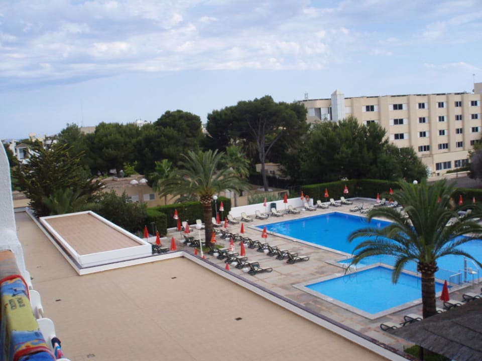 Aussicht auf den Pool Millor Sol