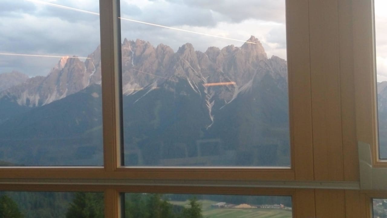 Blick aus dem Wintergarten Alpenhotel Ratsberg