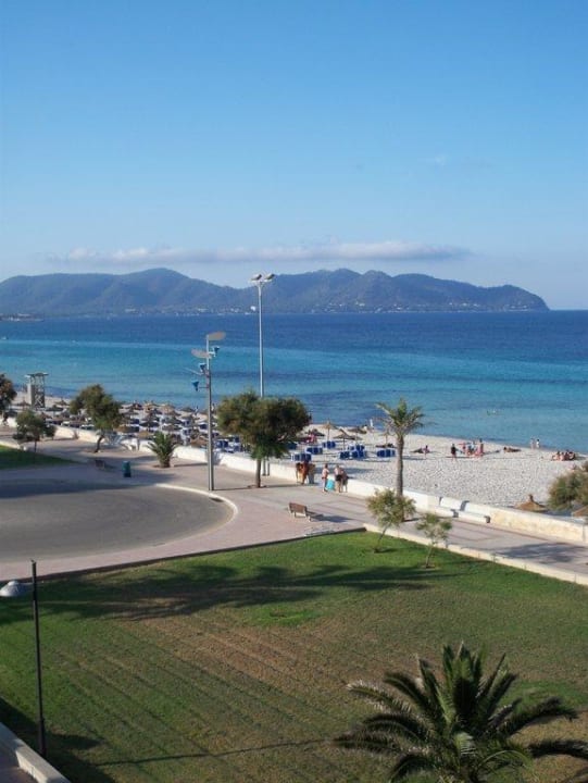 Blick vom Balkon Hipotels Hipocampo Playa