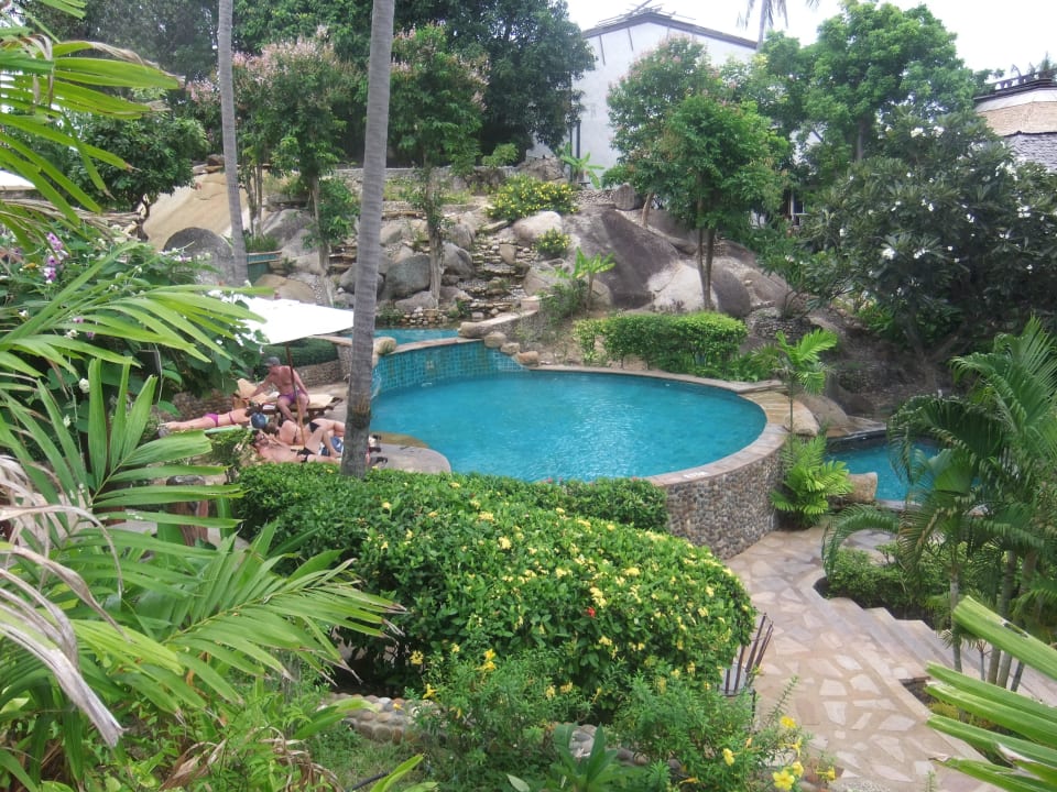 Teilansicht Pool Panviman Resort Koh Phangan