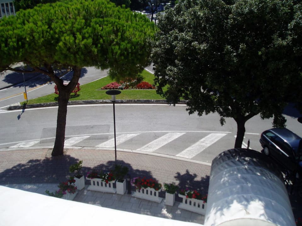 Ausblick vom Balkon Hotel Alla Rotonda