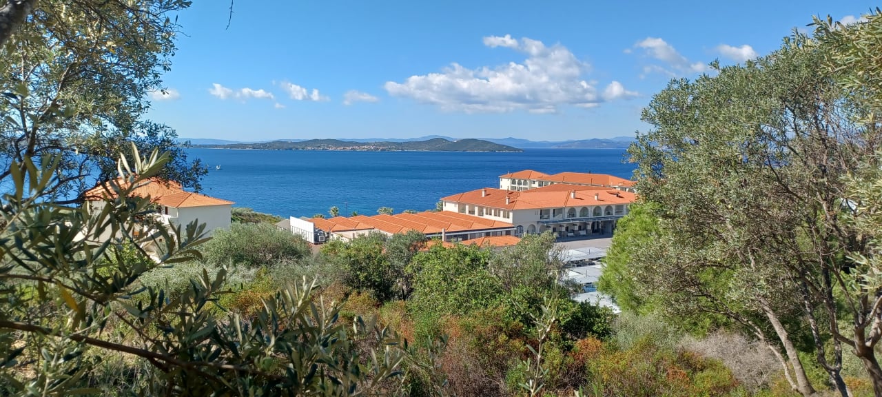 Ausblick Akrathos Beach Hotel