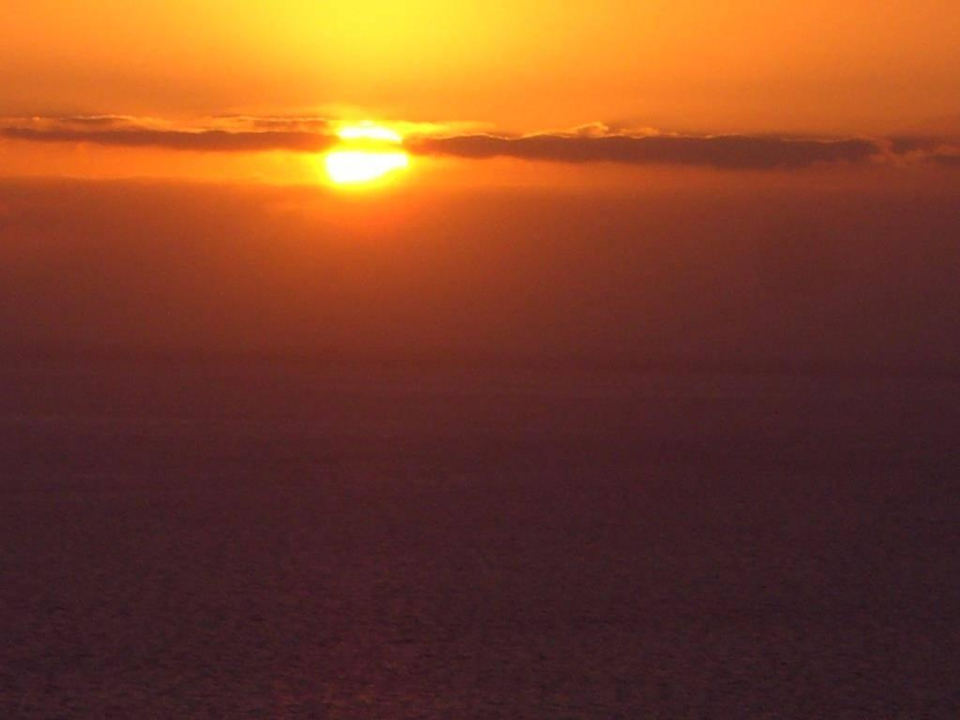 Toller Sonnenuntergang Hotel Riu Vistamar