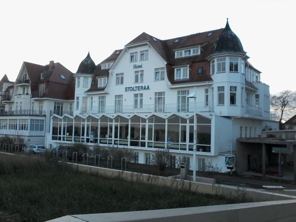 Blick von der Strandpromenade Hotel Stolteraa