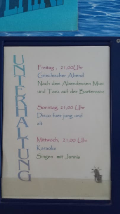 Unterhaltung Ekaterini Hotel