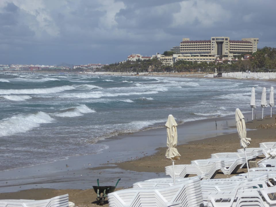 Stürmisches Meer in Side Sun Beach Park & Spa