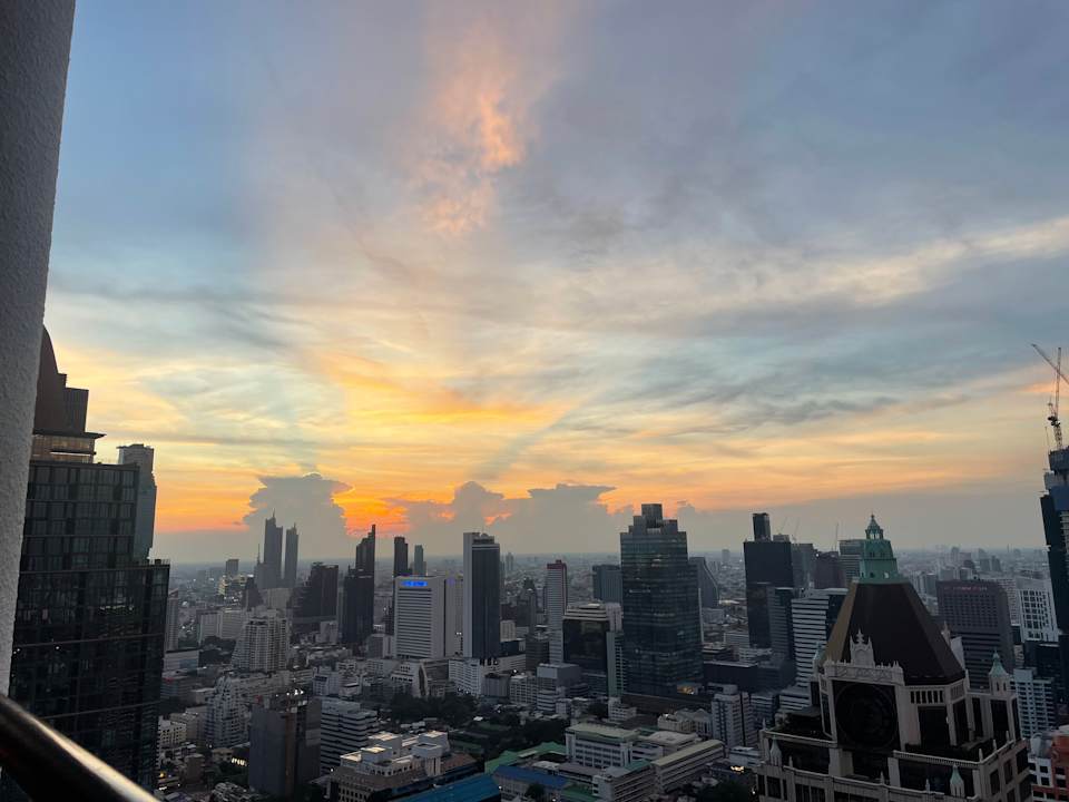 Ausblick Hotel Banyan Tree Bangkok