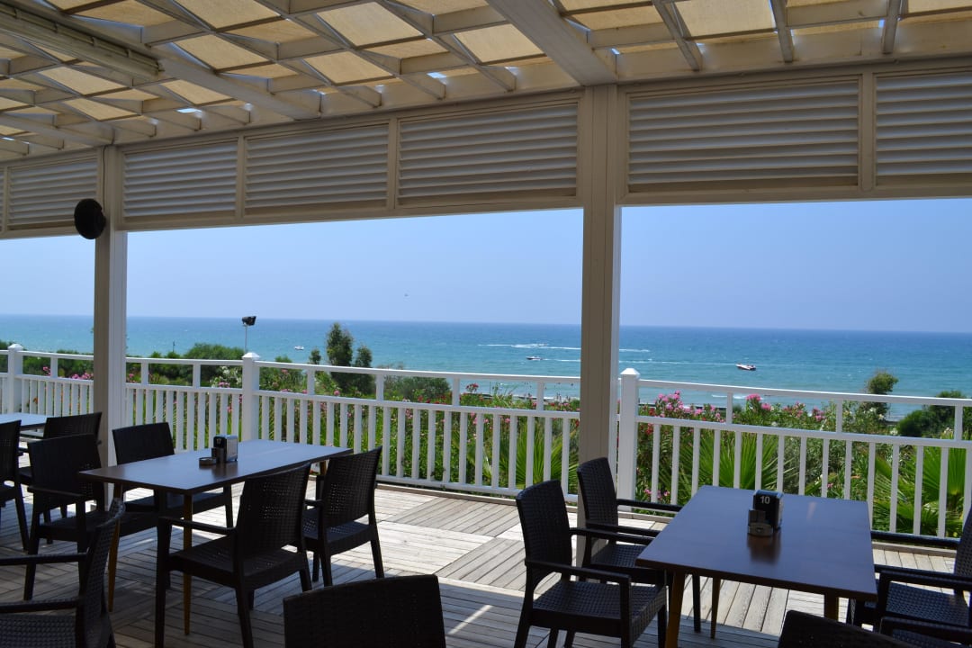 Blick von der Strandbar Alba Resort Hotel
