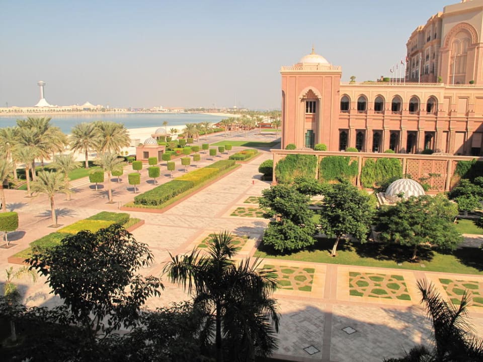 Ausblick vom Balkon Emirates Palace Mandarin Oriental