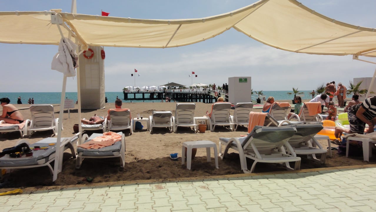 Blick zur Steganlage Hotel Delphin Imperial