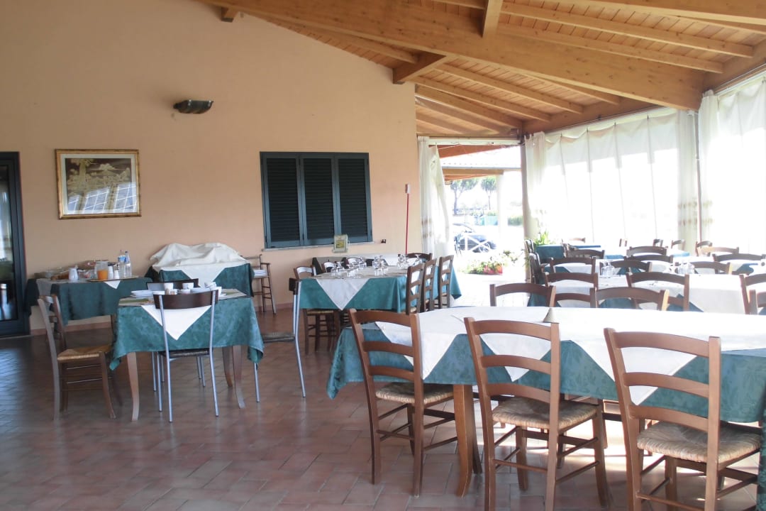 Terrasse des Restaurants Apartments Casa in Maremma