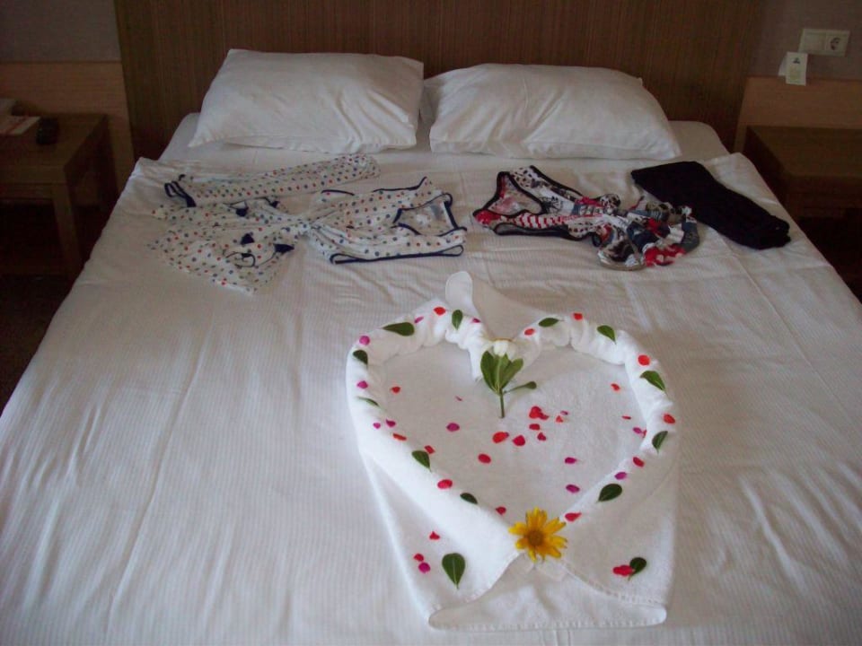 Bett-Dekoration Sunis Kumköy Beach Resort Hotel & Spa