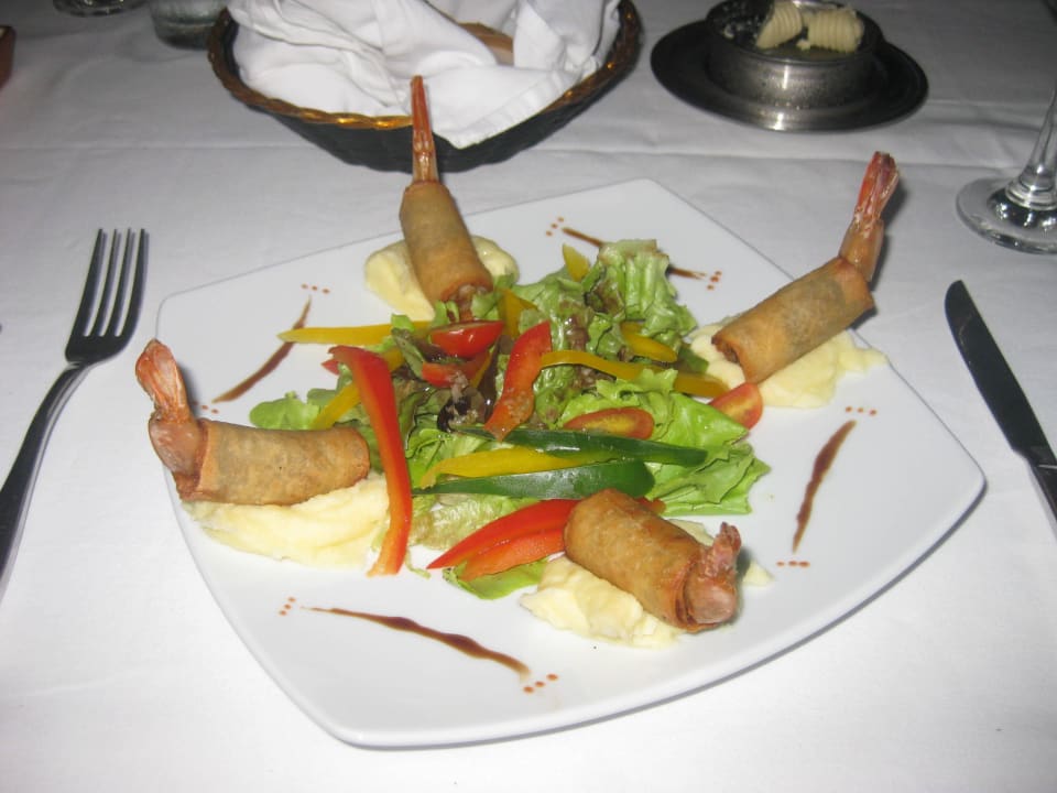 Vorspeise special unterm Pavillion Panviman Resort Koh Phangan