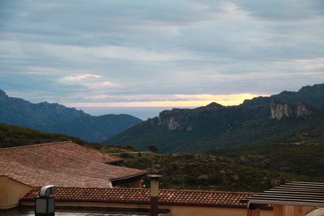 Blick von unserem Balkon Hotel Rifugio d'Ogliastra