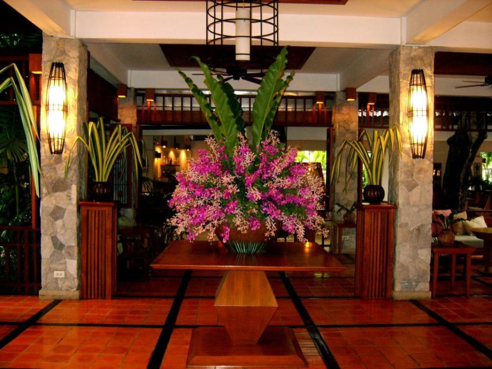 Blumen in der Lobby Woodlands Hotel & Resort