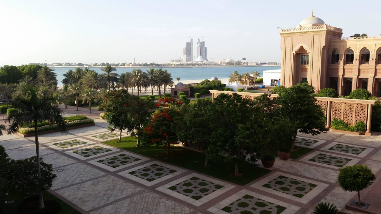 Blick von Balkon Emirates Palace Mandarin Oriental