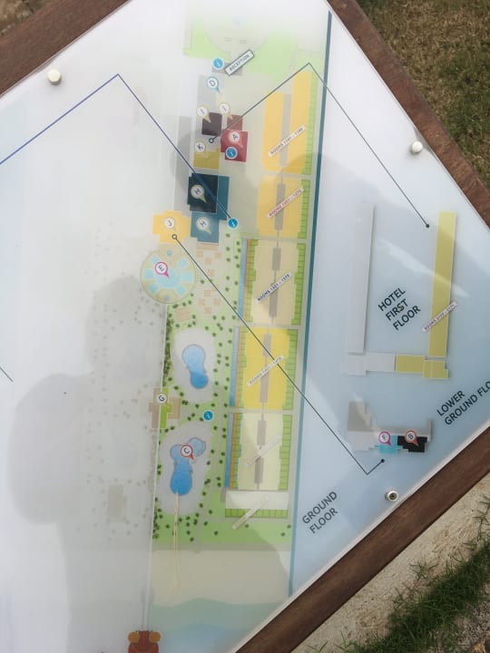 Lageplan Meliá Laguna Beach