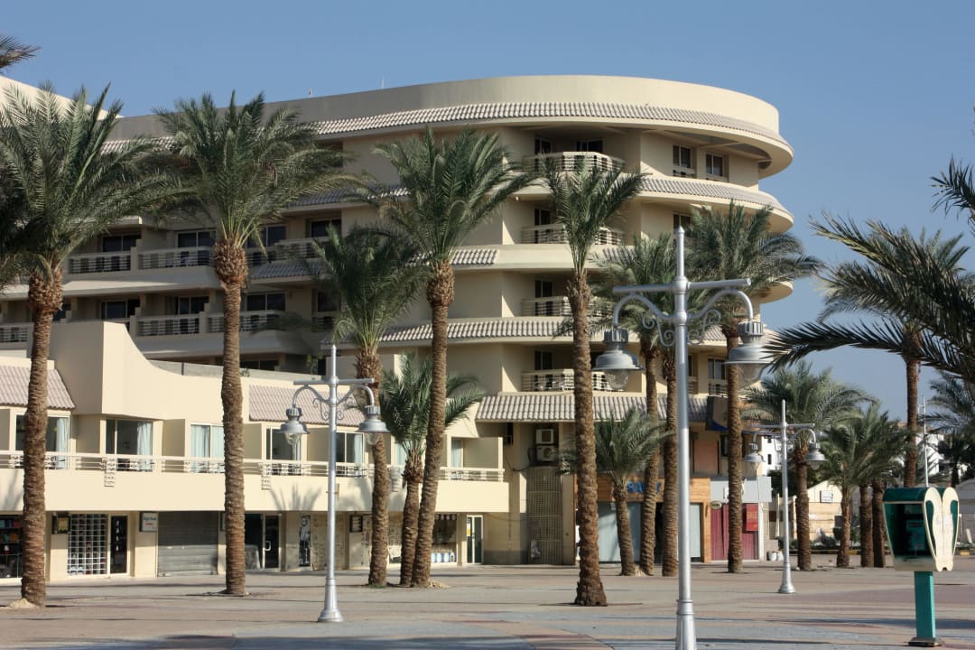 Von der Promenade in Richtung Hotel Sindbad Club