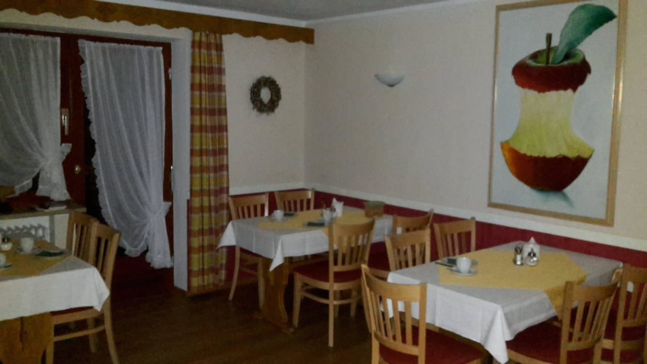 Frühstücksraum Gästehaus Poldi