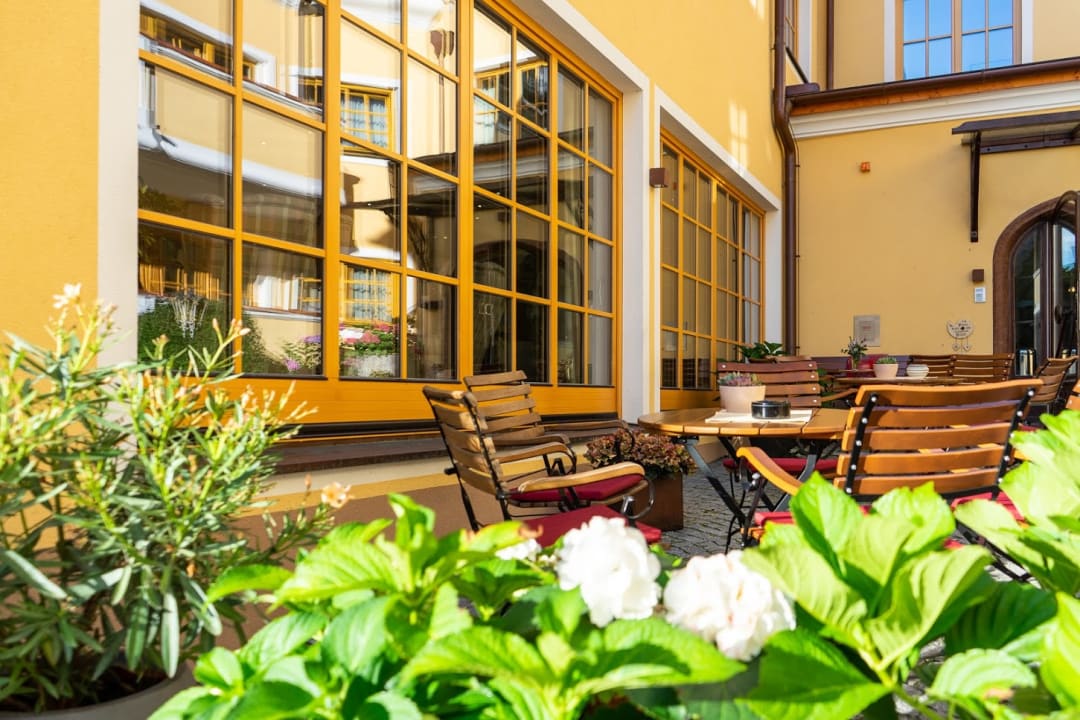 Gartenanlage Hotel Zum schwarzen Bären