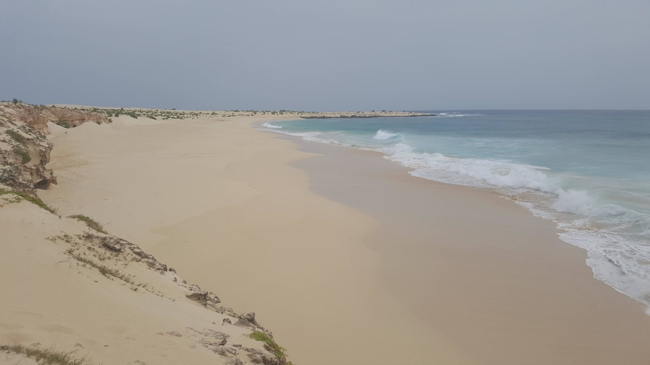 Einsamer Strand ca. 4-5 Km vom Hotel Hotel Riu Touareg