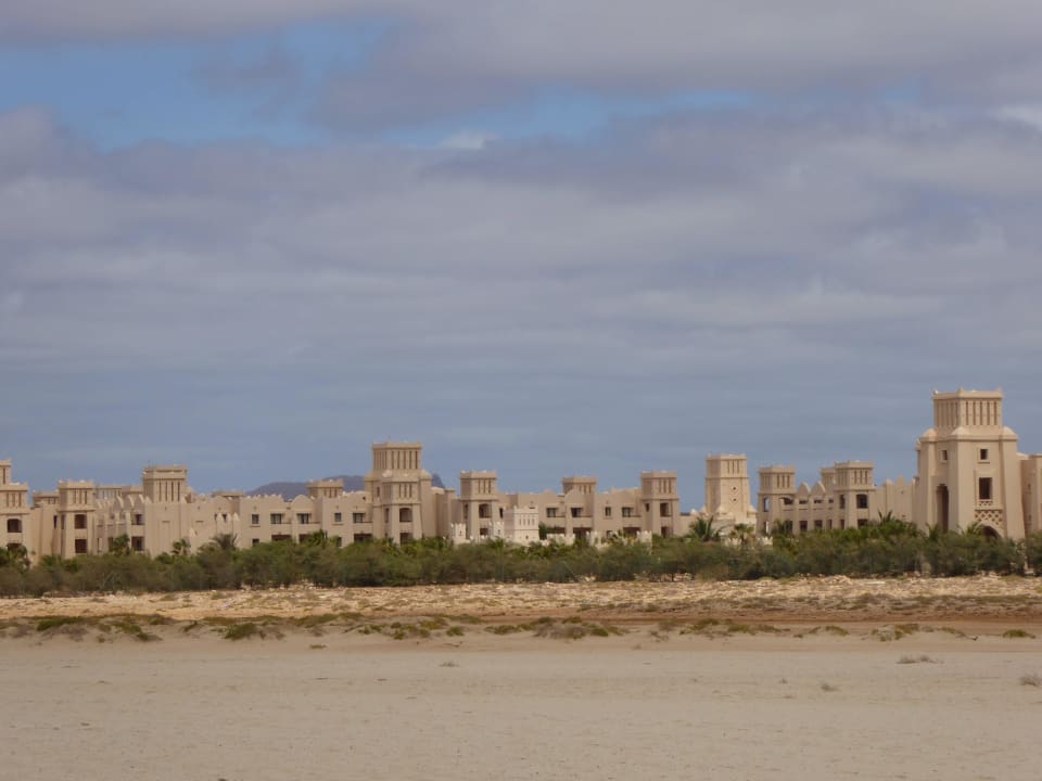 Vom Meer aus gesehen Hotel Riu Touareg