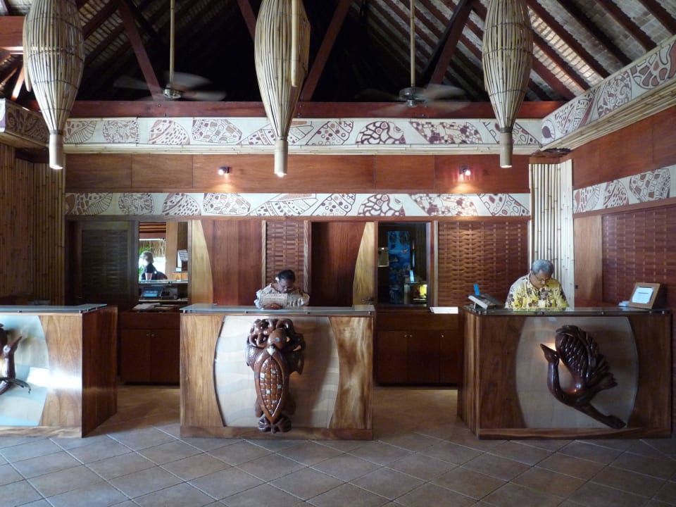 Rezeption Hotel Intercontinental Le Moana Resort Bora Bora
