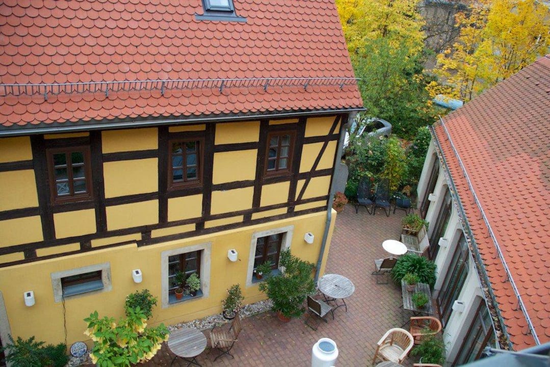 Innenhof Hotel Fährhaus Meißen