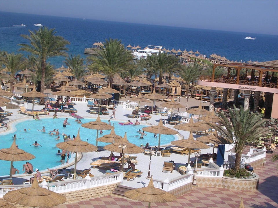 Pool von oben Beach Albatros Resort