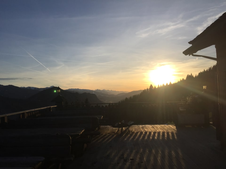 Ausblick Bergbauernhof Pension Irxner