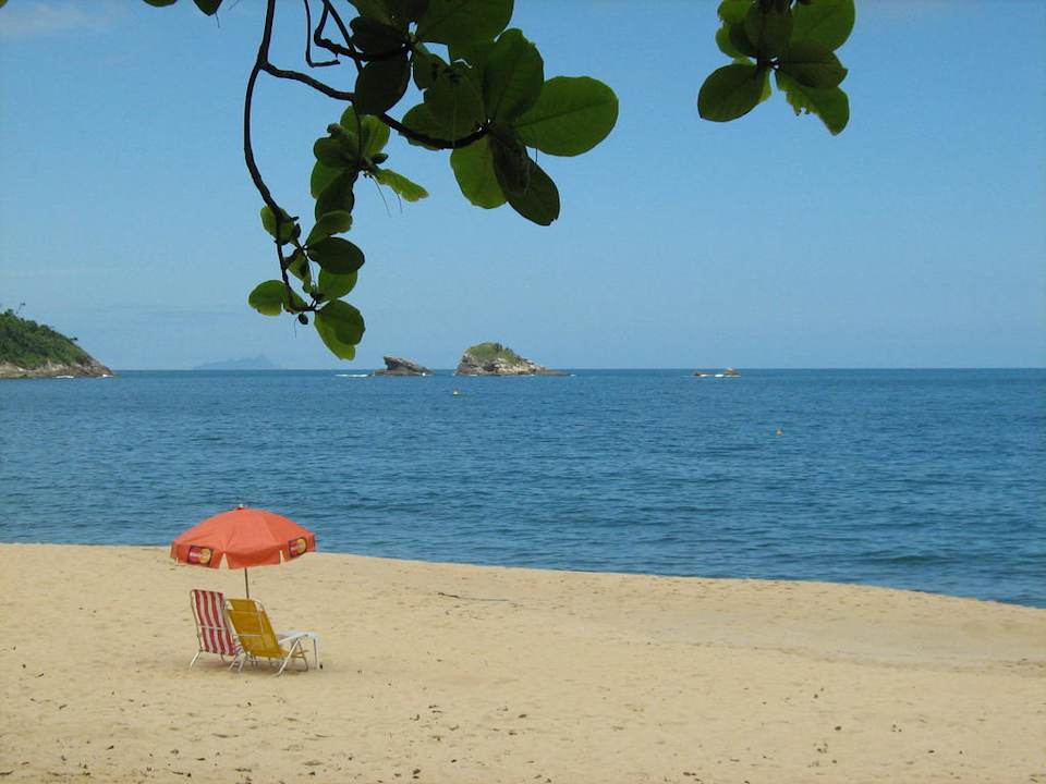 Sicht des Strandes Pousada Aparas