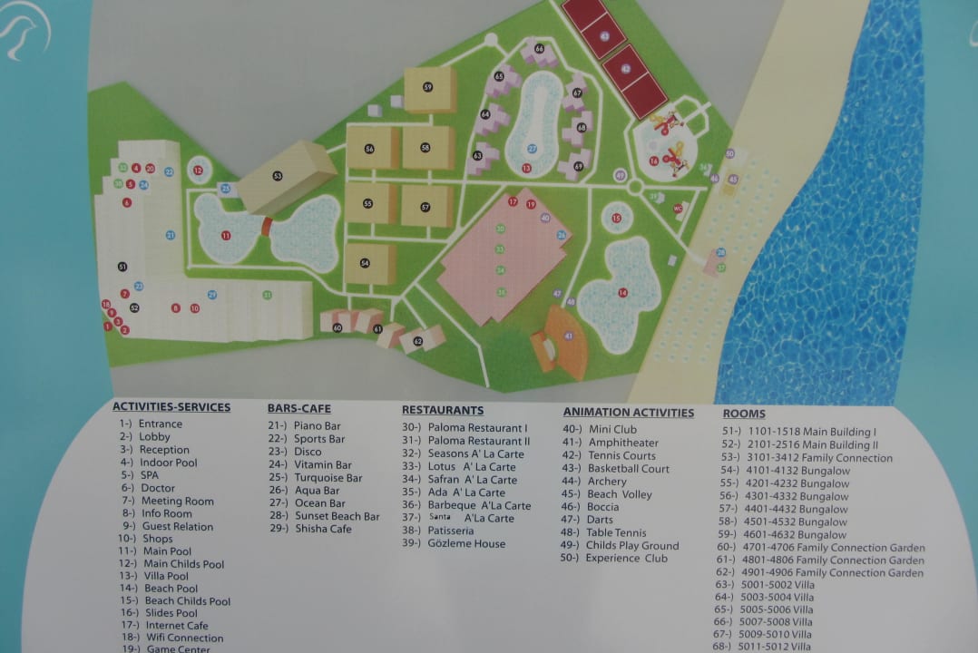 Lageplan Paloma Oceana