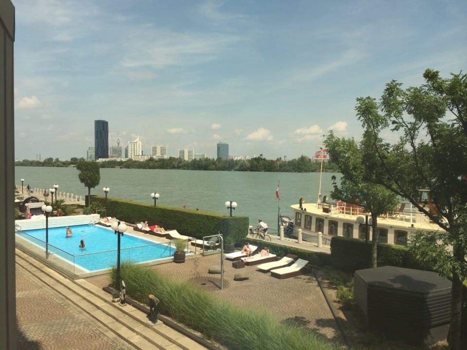 Tolle Aussicht Hilton Vienna Waterfront