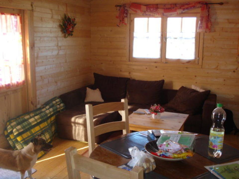 Wohnraum Blockhäuser an der Müritz