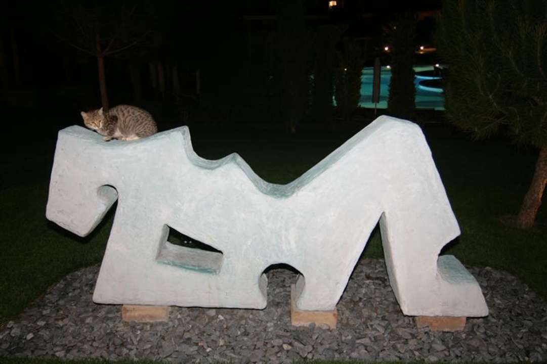 Hotel-Kunst mit Katze Voyage Belek Golf & Spa